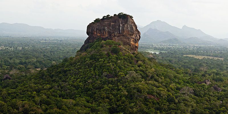 Sigiriya north face