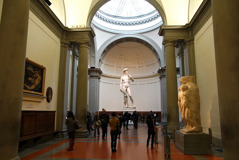 The academia gallery in florence, David