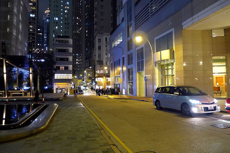Star Street Night view, Hong kong