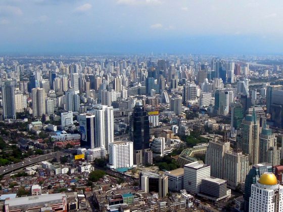Accommodation | Image Courtesy: By File:View from Baiyoke Sky Hotel, Bangkok (7053110333).jpg: David McKelvey from Brisbane, Australiaderivative work: Paul_012 [CC BY 2.0], via Wikimedia Commons