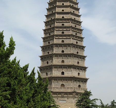 Famen Temple at Xian China | Image Credit - G41rn8, CC BY-SA 4.0 Via Wikimedia Commons