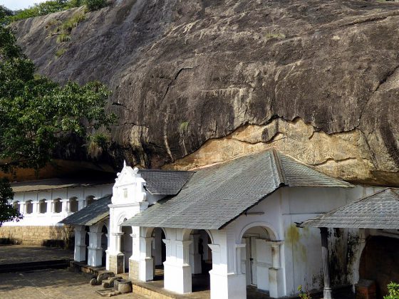 Rock Cave Temple | Image Credit: Николай Максимович, Rock Cave Temple, Dambulla, Sri Lanka - panoramio (4), CC BY 3.0