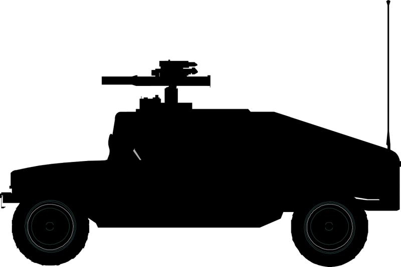 Military Vehicles | Image Credit: Clker-Free-Vector-Images via Pixabay