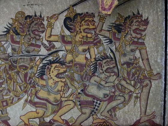 Paintings in Bali | Image Credit: Hans Bernhard (Schnobby), Bali, Kerta Gosa 11, CC BY-SA 3.0