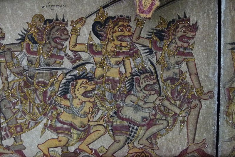 Paintings in Bali | Image Credit: Hans Bernhard (Schnobby), Bali, Kerta Gosa 11, CC BY-SA 3.0