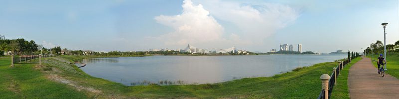 Cyberjaya Lake Gardens | Image Credit: Cmglee, Cyberjaya Lake Gardens panorama, CC BY-SA 3.0