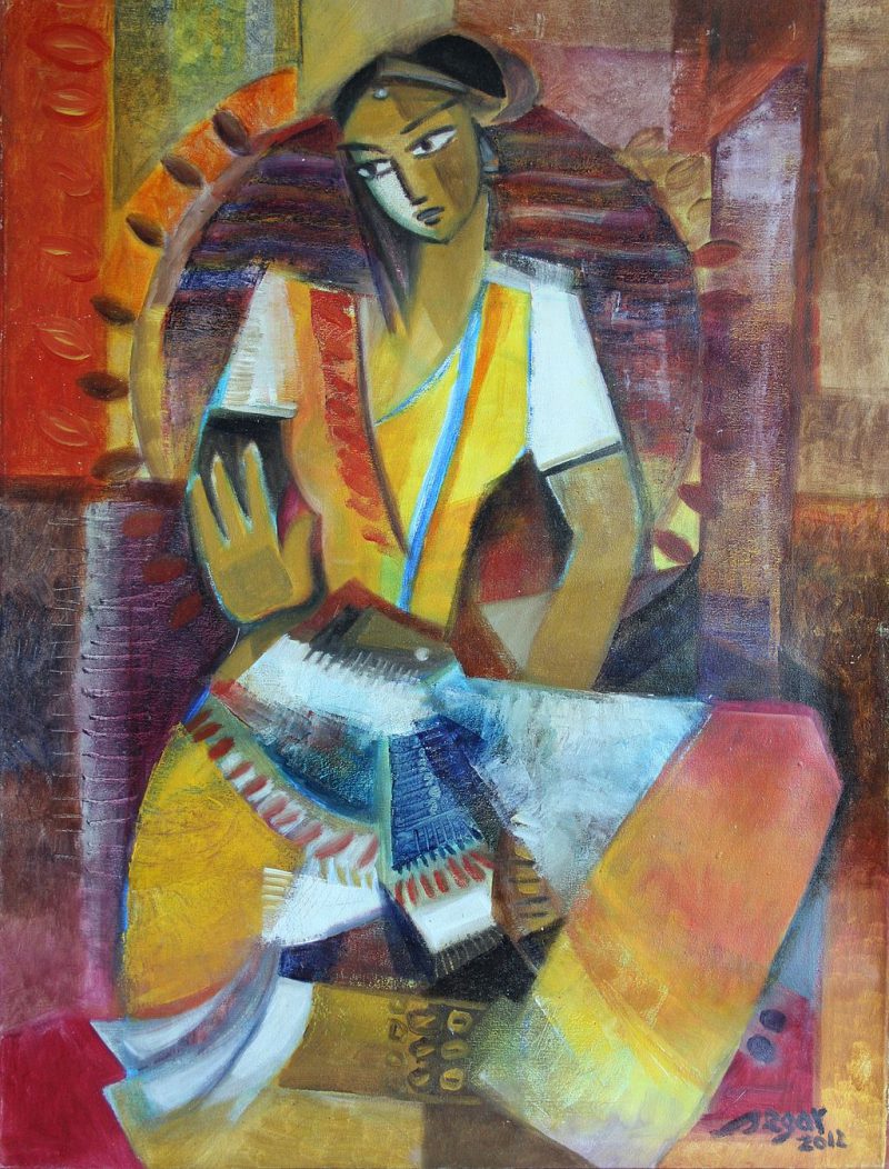 Oil Paintings | Image Credit: raja segar, The Dance 40x30 inch oil on canvas 2012 by Raja Segar, CC BY-SA 3.0