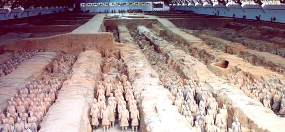 The terracotta army | Image Credit - anonymous, Guerriers Xian, CC BY-SA 3.0 Via Wikimedia Commons