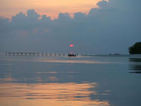 Sunset In Maldives