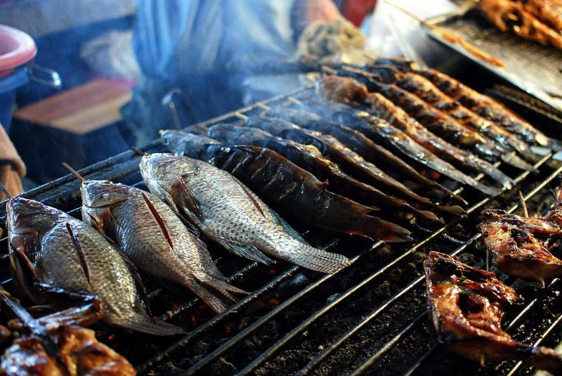 Barbecued Seafood