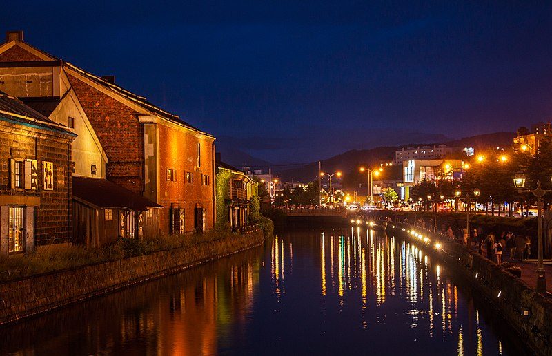 Otaru Canal Night View